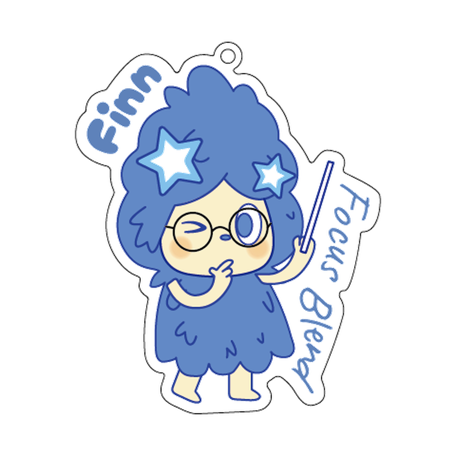 植專注壓克力鑰匙圈 Focus Acrylic Keyring