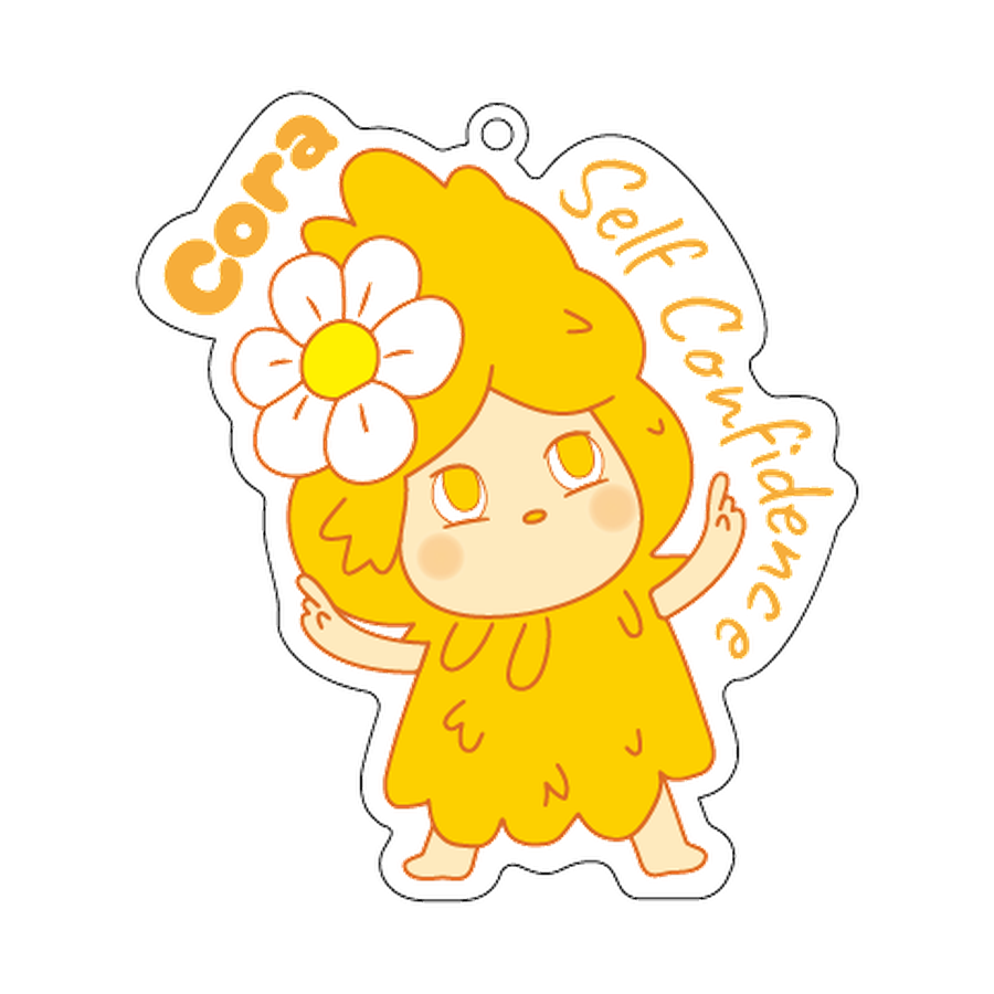 植自信壓克力鑰匙圈 Confidence Acrylic Keyring