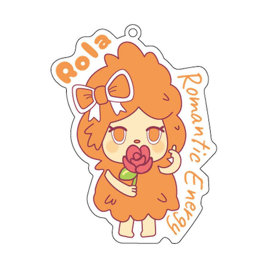植桃花壓克力鑰匙圈 Romance Acrylic Keyring